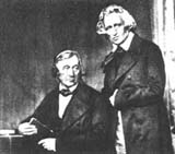 Gebroeders Grimm in 1854