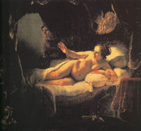 1636 - Rembrandt - Danaë