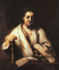 1659 - Rembrandt - Portret van Hendrickje Stoffels
