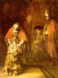 1669 - Rembrandt - Terugkeer van de verloren zoon